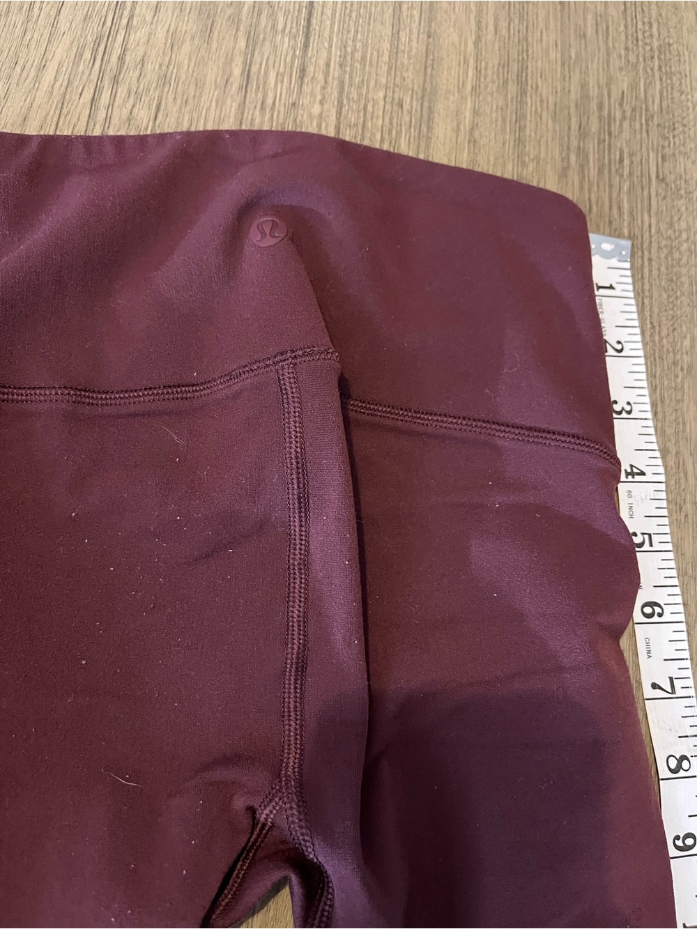 lululemon athletica Maroon/Burgundy High-Rise Leggings